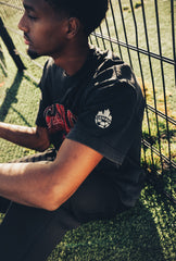 Canada Soccer Heavyweight Garment Dyed T-Shirt - Black
