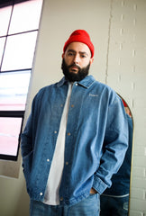 Home is Toronto Anniversary Coach Jacket - Denim