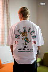 FIFA World Cup 2026⢠Mexico Mascot Heavyweight T-Shirt - White