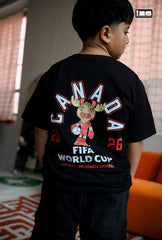 FIFA World Cup 2026⢠Canada Mascot Youth T-Shirt - Black