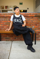 Peace Basketball Jersey - Black