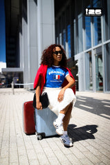 FIFA World Cup 2026⢠France Cropped Ringer T-Shirt - Royal