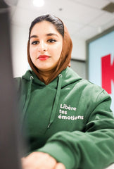 Kids Help Phone Libère Tes Ãmotions Hoodie - Forest Green