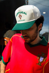 Portugal A-Frame Cap - Green / Ivory