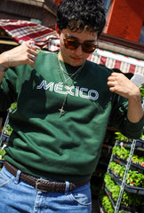 Mexico Spirit Crewneck - Forest Green
