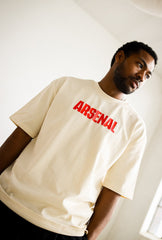Arsenal F.C. Heavyweight T-Shirt - Ivory