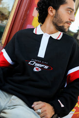 Kansas City Chiefs Oversized Rugby - Black / Red