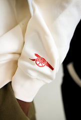 Arsenal F.C. Quarter Zip - Ivory