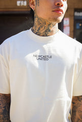 Newcastle United Essentials Heavyweight T-Shirt - Ivory