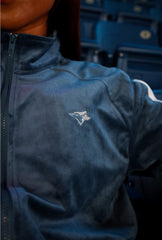Toronto Blue Jays x Hazel Mae Women's Track Jacket - Navy
