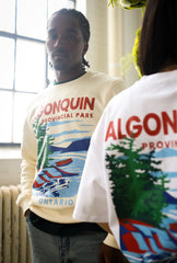 Algonquin Provincial Park Crewneck - Ivory