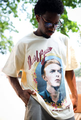 David Bowie Heavyweight T-Shirt - Ivory