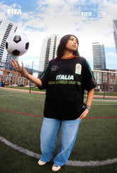 FIFA World Cup 1990⢠Italy Boxy T-Shirt - Black