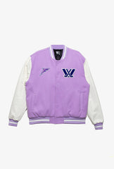 Minnesota Frost Letterman Jacket - Lavender