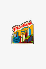 Home is Montreal Magnet - Multicolour