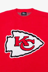 Kansas City Chiefs Retro Oversized Knit Sweater - Red