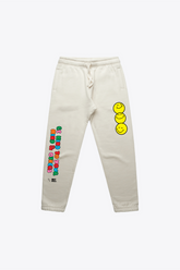 P/C x SmileyWorld Be Kind To Your Mind & Others Youth Heavyweight Jogger - Ivory