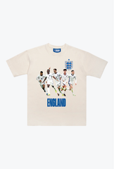 England Team Heavyweight T-Shirt - Ivory
