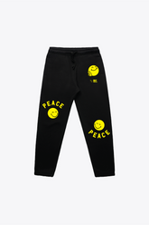 P/C x SmileyWorld Smile for Peace Youth Heavyweight Jogger - Black