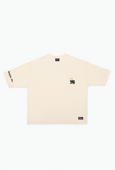 Philadelphia 76ers Preppy Heavyweight Pocket T-Shirt - Ivory