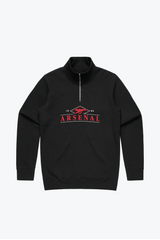 Arsenal F.C. Quarter Zip - Black