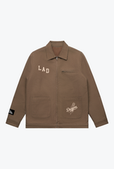 Los Angeles Dodgers Work Jacket - Walnut