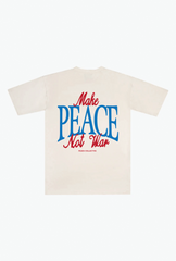 Make Peace, Not War Heavyweight T-Shirt - Ivory
