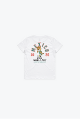 FIFA World Cup 2026⢠Mexico Mascot Youth T-Shirt - White