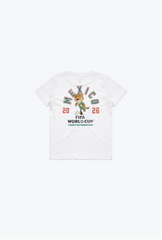 FIFA World Cup 2026⢠Mexico Mascot Youth T-Shirt - White