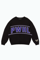 PWHL Oversized Knit Sweater - Black