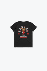 FIFA World Cup 2026⢠Canada Mascot Youth T-Shirt - Black