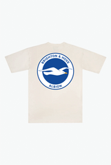 Brighton & Hove Albion F.C. Heavyweight T-Shirt - Ivory
