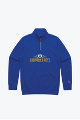 Brighton & Hove Albion F.C. Vintage Quarter Zip - Blue