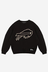 Buffalo Bills Oversized Knit Sweater - Black