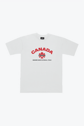 Canada Soccer Heavyweight T-Shirt - White