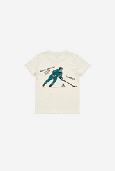 Macklin Celebrini Kids T-Shirt - Ivory