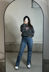 Kansas City Chiefs Vintage Embroidered Crewneck - Black