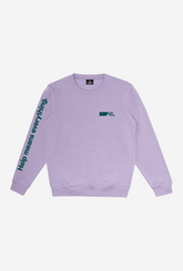 Kids Help Phone Help Means Everything Crewneck - Lavender