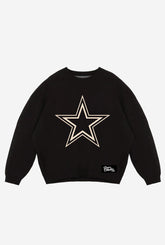Dallas Cowboys Oversized Knit Sweater - Black