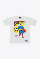 US Soccer | DC Superman Comet Heavyweight T-Shirt - White