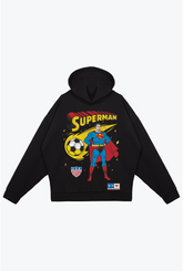 US Soccer | DC Superman Comet Relaxed Hoodie - Black