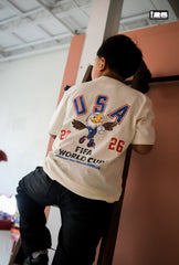 FIFA World Cup 2026⢠USA Mascot Youth T-Shirt - Ivory