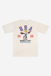 FIFA World Cup 2026⢠USA Mascot Heavyweight T-Shirt - Ivory