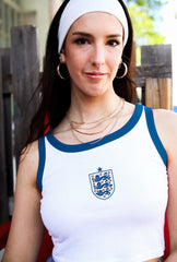 FIFA World Cup 2026⢠England Women's Cropped Tank - White