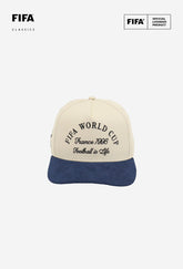 FIFA World Cup 1998⢠France Suede A-Frame Cap - Ivory / Navy