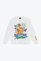Vintage Garfield & Odie Crewneck - White