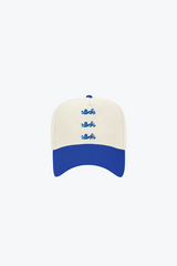 England A-Frame Cap - Ivory / Blue