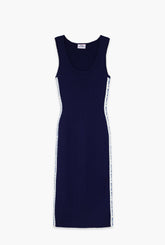 Toronto Blue Jays x Hazel Mae Women's Ribbed Tank Dress - Navy