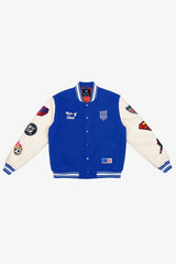 US Soccer | DC Superman Varsity Jacket - Blue
