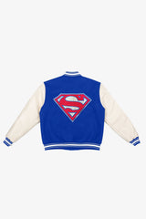 US Soccer | DC Superman Varsity Jacket - Blue